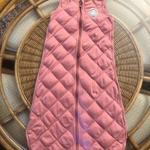 Quilted Kids Sleep Sack in Soft Pink